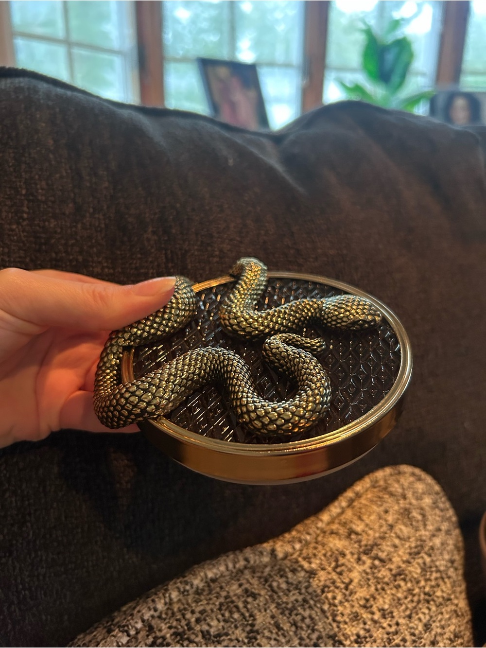 Bath & Body Works 3 Wick Snake Candle Top